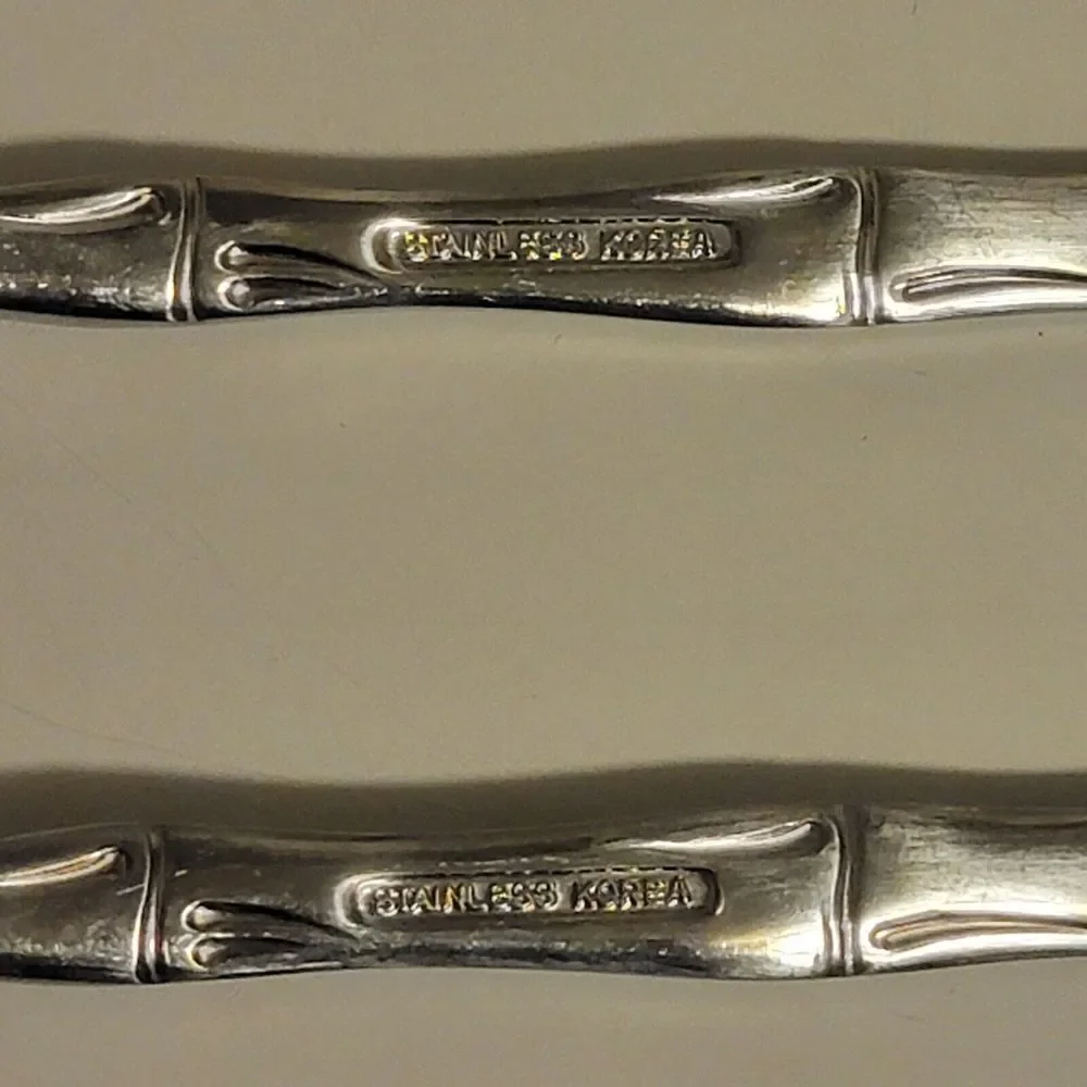 EXOTIC BAMBOO Set of 6 Salad Forks 6‎ 1/2